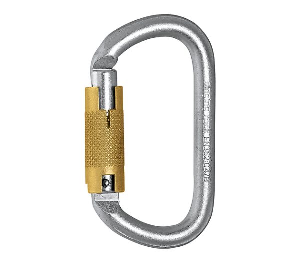 OVAL STEEL CONNECTOR / TRIPLE LOCK