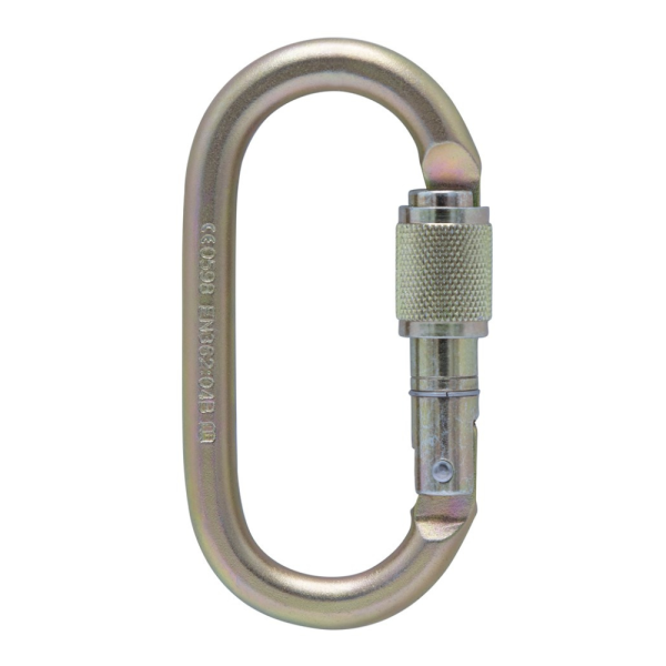 Steel Oval Keylock Karabiner